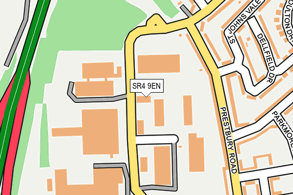 SR4 9EN map - OS OpenMap – Local (Ordnance Survey) SR4 9EN map - OS OpenMap – Local (Ordnance Survey)