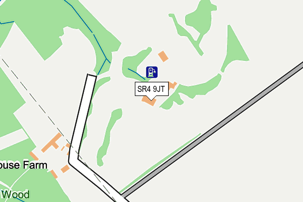 SR4 9JT map - OS OpenMap – Local (Ordnance Survey) SR4 9JT map - OS OpenMap – Local (Ordnance Survey)