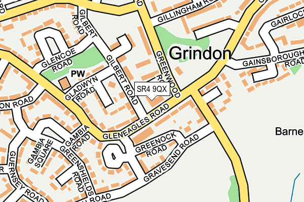 SR4 9QX map - OS OpenMap – Local (Ordnance Survey) SR4 9QX map - OS OpenMap – Local (Ordnance Survey)