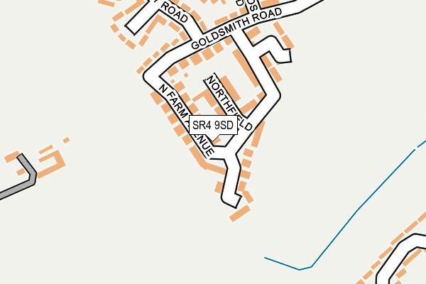 SR4 9SD map - OS OpenMap – Local (Ordnance Survey) SR4 9SD map - OS OpenMap – Local (Ordnance Survey)
