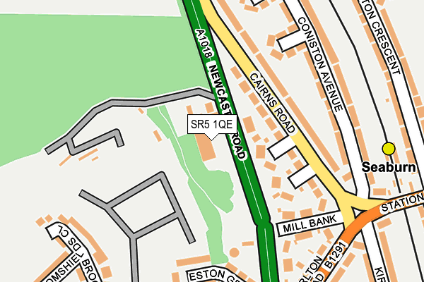 SR5 1QE map - OS OpenMap – Local (Ordnance Survey) SR5 1QE map - OS OpenMap – Local (Ordnance Survey)