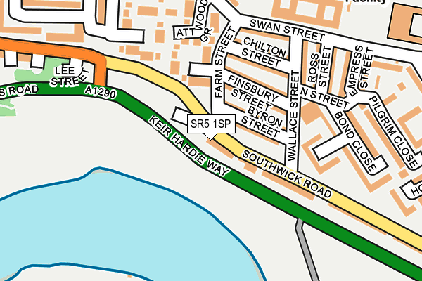 SR5 1SP map - OS OpenMap – Local (Ordnance Survey) SR5 1SP map - OS OpenMap – Local (Ordnance Survey)