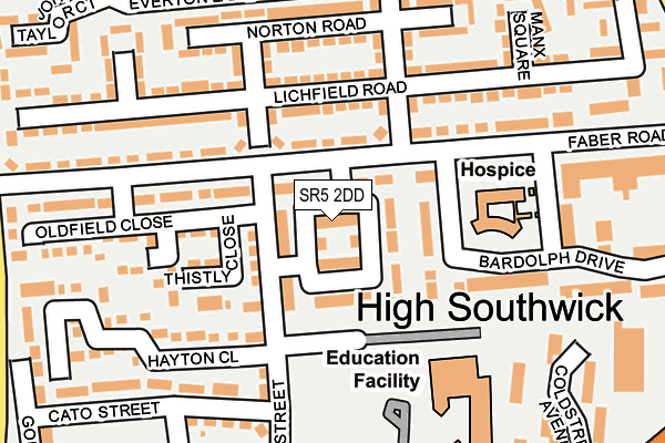 SR5 2DD map - OS OpenMap – Local (Ordnance Survey) SR5 2DD map - OS OpenMap – Local (Ordnance Survey)