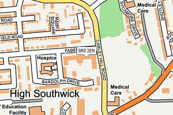 SR5 2EN map - OS OpenMap – Local (Ordnance Survey) SR5 2EN map - OS OpenMap – Local (Ordnance Survey)