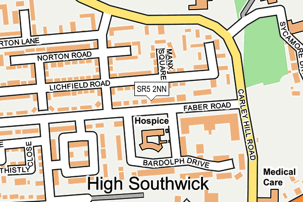 SR5 2NN map - OS OpenMap – Local (Ordnance Survey) SR5 2NN map - OS OpenMap – Local (Ordnance Survey)