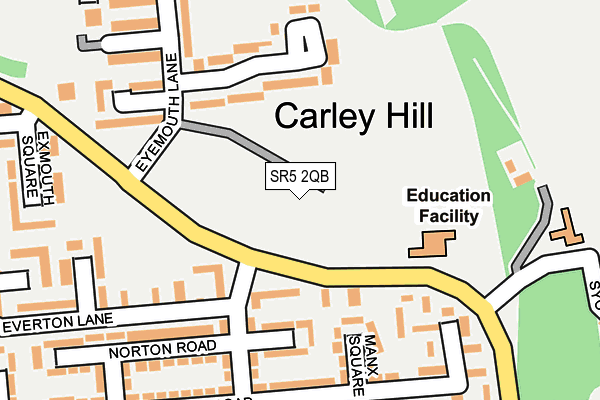 SR5 2QB map - OS OpenMap – Local (Ordnance Survey) SR5 2QB map - OS OpenMap – Local (Ordnance Survey)