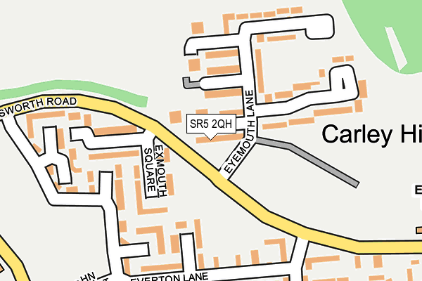 SR5 2QH map - OS OpenMap – Local (Ordnance Survey) SR5 2QH map - OS OpenMap – Local (Ordnance Survey)