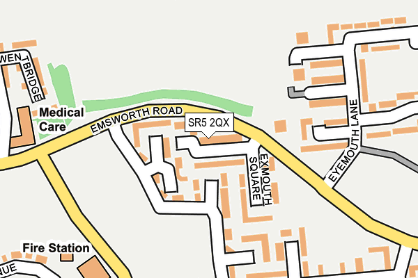 SR5 2QX map - OS OpenMap – Local (Ordnance Survey) SR5 2QX map - OS OpenMap – Local (Ordnance Survey)