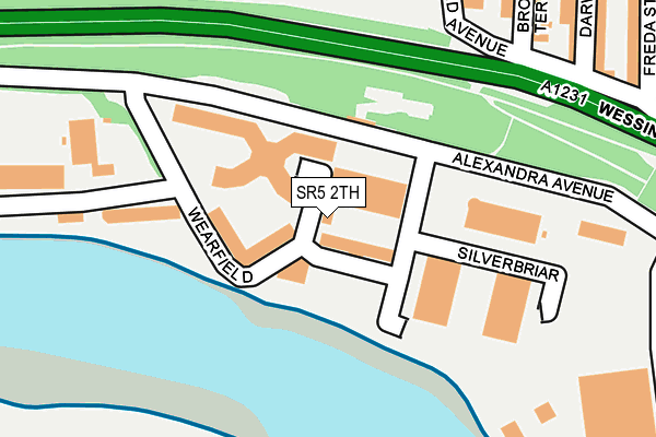 SR5 2TH map - OS OpenMap – Local (Ordnance Survey) SR5 2TH map - OS OpenMap – Local (Ordnance Survey)