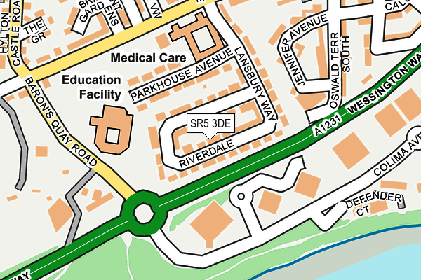 SR5 3DE map - OS OpenMap – Local (Ordnance Survey) SR5 3DE map - OS OpenMap – Local (Ordnance Survey)
