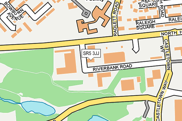 SR5 3JJ map - OS OpenMap – Local (Ordnance Survey) SR5 3JJ map - OS OpenMap – Local (Ordnance Survey)