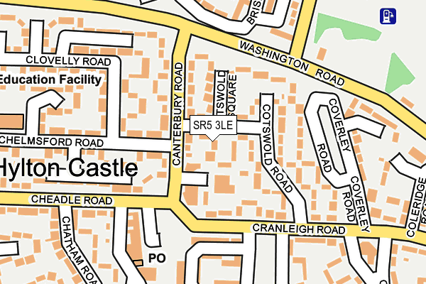 SR5 3LE map - OS OpenMap – Local (Ordnance Survey) SR5 3LE map - OS OpenMap – Local (Ordnance Survey)