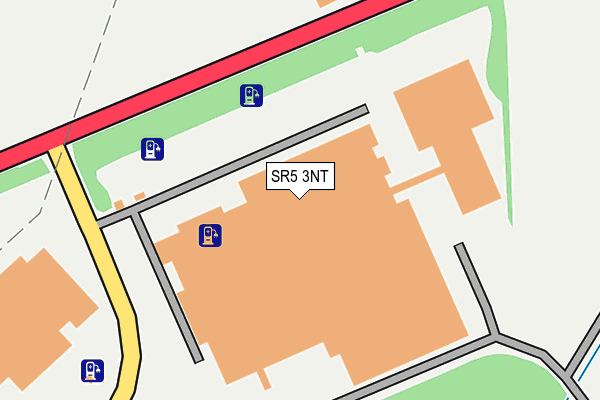 SR5 3NT map - OS OpenMap – Local (Ordnance Survey) SR5 3NT map - OS OpenMap – Local (Ordnance Survey)