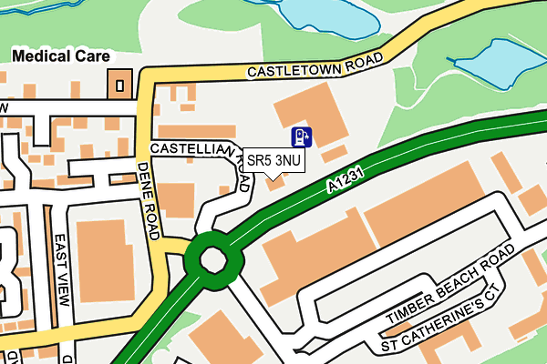 SR5 3NU map - OS OpenMap – Local (Ordnance Survey) SR5 3NU map - OS OpenMap – Local (Ordnance Survey)