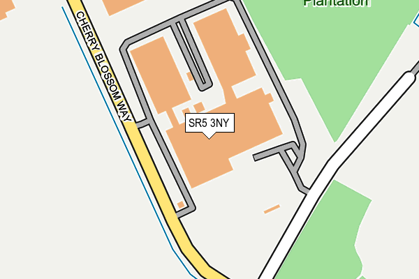 SR5 3NY map - OS OpenMap – Local (Ordnance Survey) SR5 3NY map - OS OpenMap – Local (Ordnance Survey)