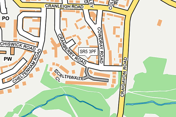 SR5 3PF map - OS OpenMap – Local (Ordnance Survey) SR5 3PF map - OS OpenMap – Local (Ordnance Survey)