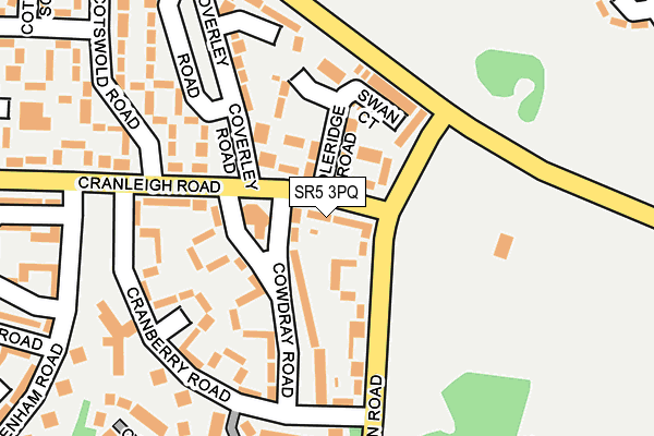 SR5 3PQ map - OS OpenMap – Local (Ordnance Survey) SR5 3PQ map - OS OpenMap – Local (Ordnance Survey)