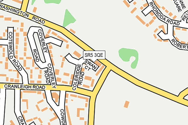 SR5 3QE map - OS OpenMap – Local (Ordnance Survey) SR5 3QE map - OS OpenMap – Local (Ordnance Survey)
