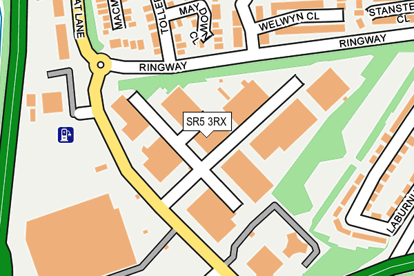 SR5 3RX map - OS OpenMap – Local (Ordnance Survey) SR5 3RX map - OS OpenMap – Local (Ordnance Survey)
