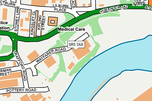 SR5 3XA map - OS OpenMap – Local (Ordnance Survey) SR5 3XA map - OS OpenMap – Local (Ordnance Survey)