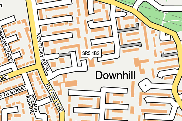 SR5 4BS map - OS OpenMap – Local (Ordnance Survey) SR5 4BS map - OS OpenMap – Local (Ordnance Survey)