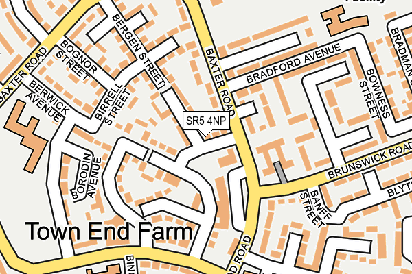 SR5 4NP map - OS OpenMap – Local (Ordnance Survey) SR5 4NP map - OS OpenMap – Local (Ordnance Survey)