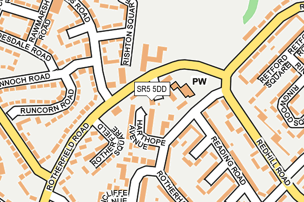 SR5 5DD map - OS OpenMap – Local (Ordnance Survey) SR5 5DD map - OS OpenMap – Local (Ordnance Survey)