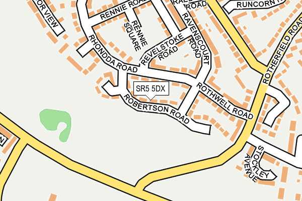 SR5 5DX map - OS OpenMap – Local (Ordnance Survey) SR5 5DX map - OS OpenMap – Local (Ordnance Survey)