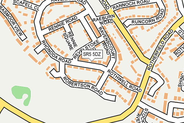 SR5 5DZ map - OS OpenMap – Local (Ordnance Survey) SR5 5DZ map - OS OpenMap – Local (Ordnance Survey)