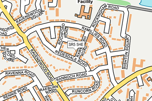 SR5 5HE map - OS OpenMap – Local (Ordnance Survey) SR5 5HE map - OS OpenMap – Local (Ordnance Survey)