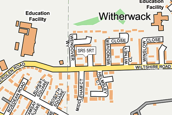 SR5 5RT map - OS OpenMap – Local (Ordnance Survey) SR5 5RT map - OS OpenMap – Local (Ordnance Survey)