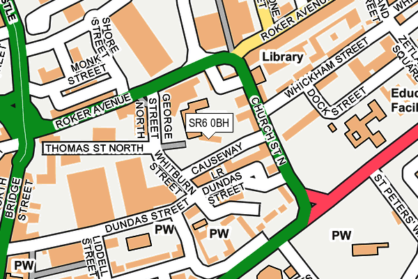 SR6 0BH map - OS OpenMap – Local (Ordnance Survey) SR6 0BH map - OS OpenMap – Local (Ordnance Survey)