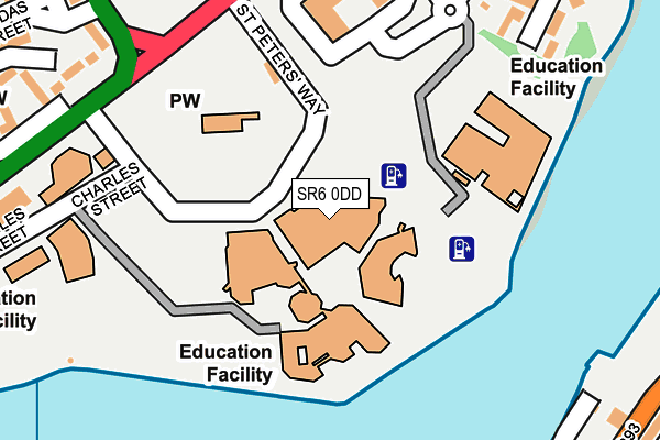 SR6 0DD map - OS OpenMap – Local (Ordnance Survey) SR6 0DD map - OS OpenMap – Local (Ordnance Survey)