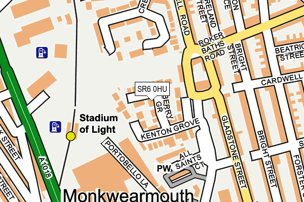 SR6 0HU map - OS OpenMap – Local (Ordnance Survey) SR6 0HU map - OS OpenMap – Local (Ordnance Survey)