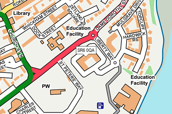 SR6 0QA map - OS OpenMap – Local (Ordnance Survey) SR6 0QA map - OS OpenMap – Local (Ordnance Survey)