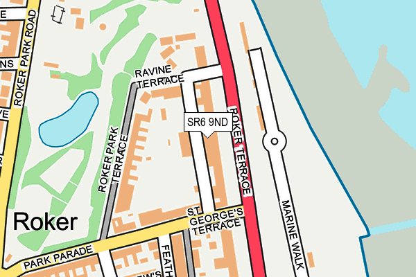 SR6 9ND map - OS OpenMap – Local (Ordnance Survey) SR6 9ND map - OS OpenMap – Local (Ordnance Survey)