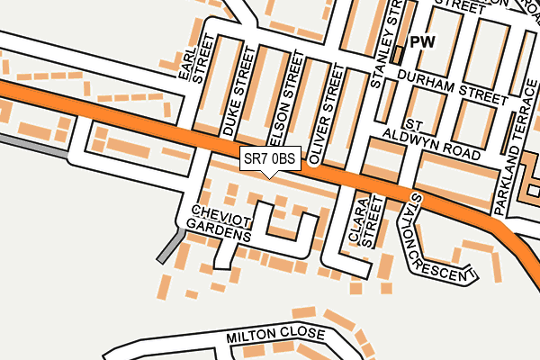SR7 0BS map - OS OpenMap – Local (Ordnance Survey) SR7 0BS map - OS OpenMap – Local (Ordnance Survey)