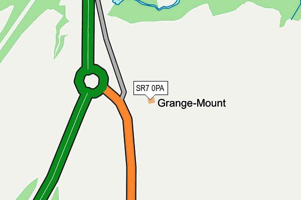 SR7 0PA map - OS OpenMap – Local (Ordnance Survey) SR7 0PA map - OS OpenMap – Local (Ordnance Survey)
