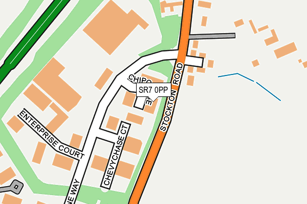 SR7 0PP map - OS OpenMap – Local (Ordnance Survey) SR7 0PP map - OS OpenMap – Local (Ordnance Survey)