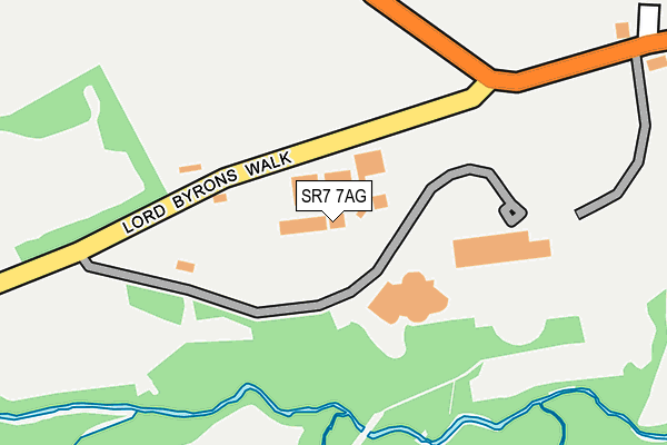 SR7 7AG map - OS OpenMap – Local (Ordnance Survey) SR7 7AG map - OS OpenMap – Local (Ordnance Survey)
