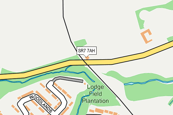 SR7 7AH map - OS OpenMap – Local (Ordnance Survey) SR7 7AH map - OS OpenMap – Local (Ordnance Survey)