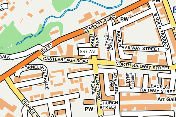 SR7 7AT map - OS OpenMap – Local (Ordnance Survey) SR7 7AT map - OS OpenMap – Local (Ordnance Survey)