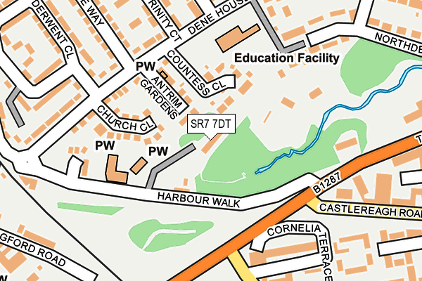 SR7 7DT map - OS OpenMap – Local (Ordnance Survey) SR7 7DT map - OS OpenMap – Local (Ordnance Survey)