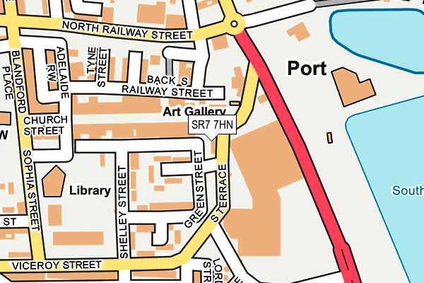 SR7 7HN map - OS OpenMap – Local (Ordnance Survey) SR7 7HN map - OS OpenMap – Local (Ordnance Survey)