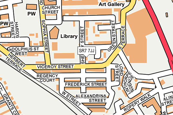 SR7 7JJ map - OS OpenMap – Local (Ordnance Survey) SR7 7JJ map - OS OpenMap – Local (Ordnance Survey)