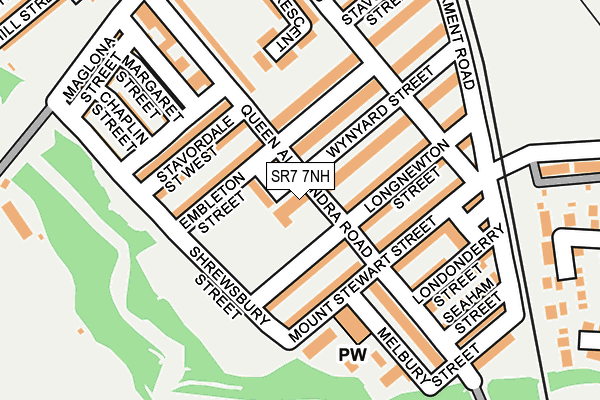 SR7 7NH map - OS OpenMap – Local (Ordnance Survey) SR7 7NH map - OS OpenMap – Local (Ordnance Survey)