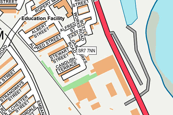 SR7 7NN map - OS OpenMap – Local (Ordnance Survey) SR7 7NN map - OS OpenMap – Local (Ordnance Survey)