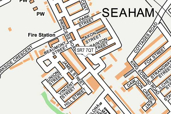 SR7 7QT map - OS OpenMap – Local (Ordnance Survey) SR7 7QT map - OS OpenMap – Local (Ordnance Survey)