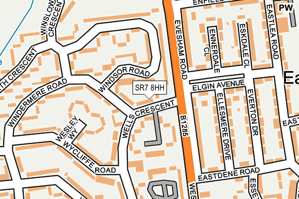 SR7 8HH map - OS OpenMap – Local (Ordnance Survey) SR7 8HH map - OS OpenMap – Local (Ordnance Survey)