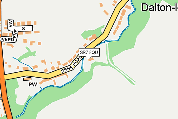 SR7 8QU map - OS OpenMap – Local (Ordnance Survey) SR7 8QU map - OS OpenMap – Local (Ordnance Survey)